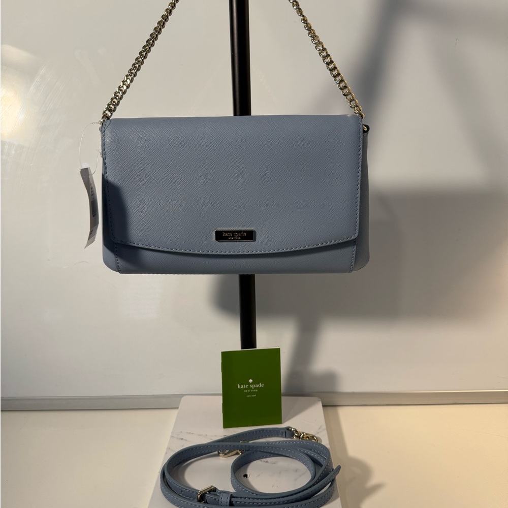 Kate Spade - NWT - Greer Laurel Way Cloudcover Blue Crossbody Bag